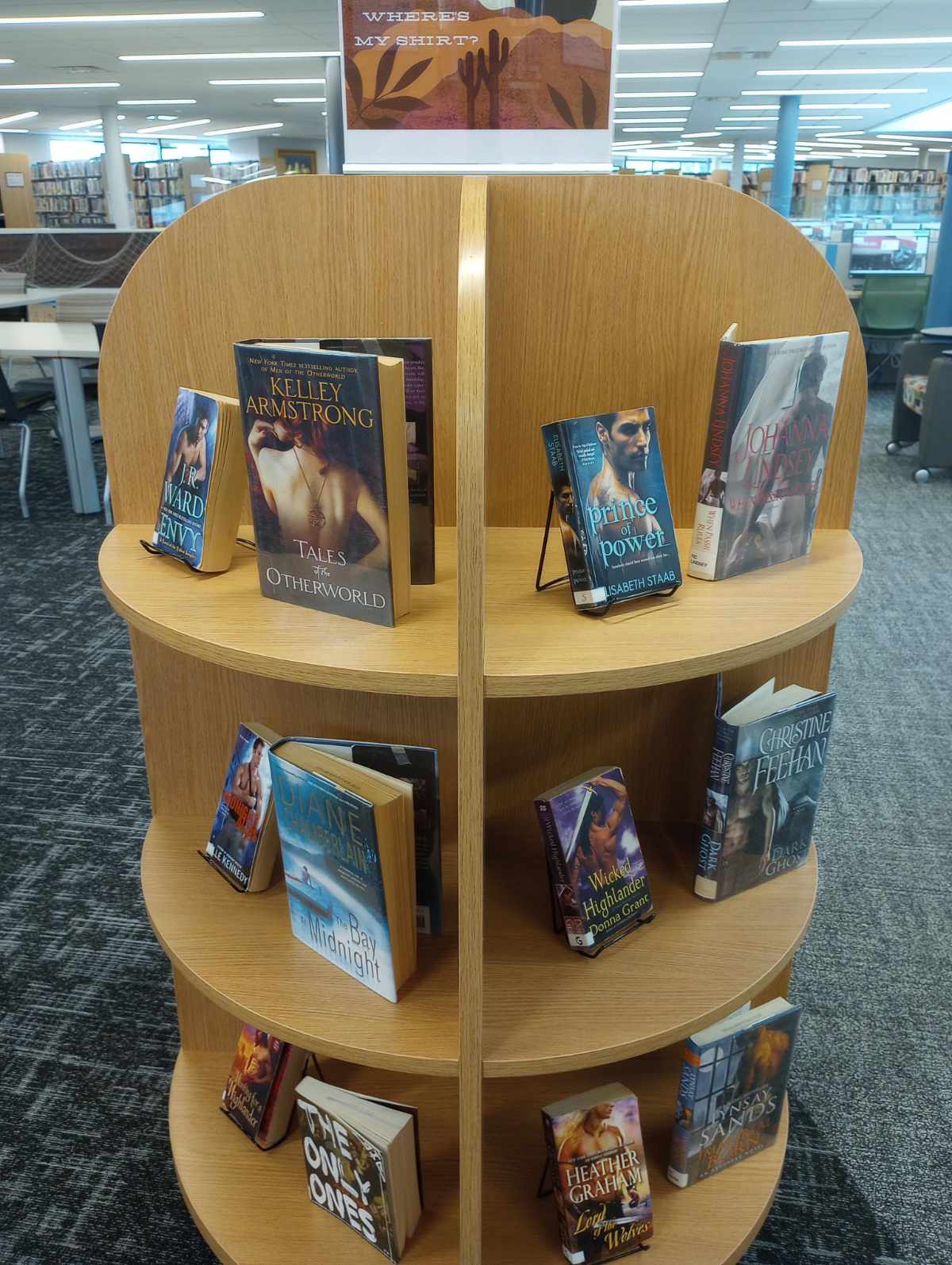 Where's my shirt section at the local library