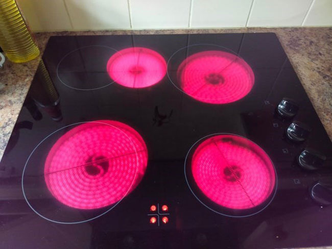 The burners on this stove