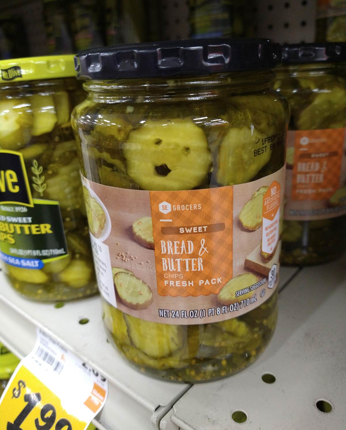 Found a very happy pickle at the store