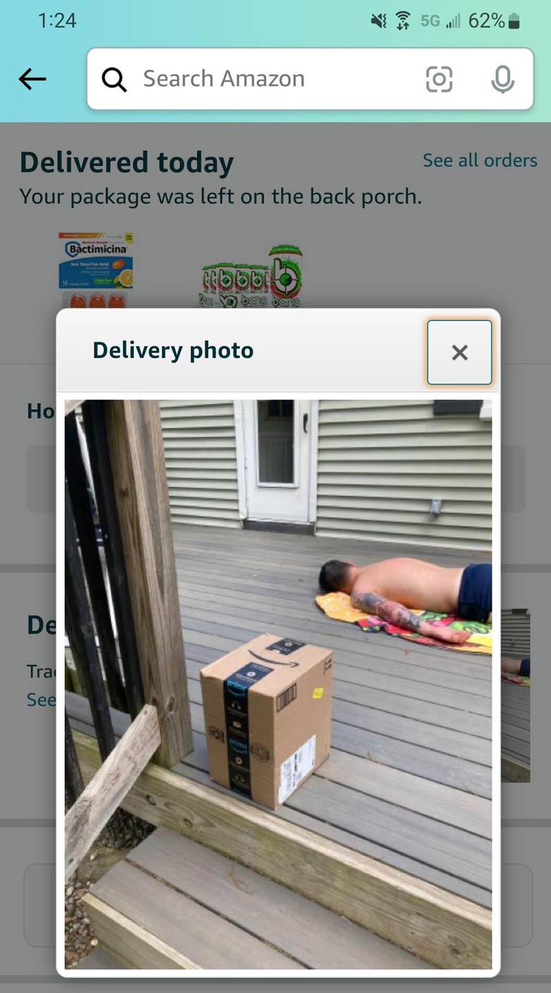 Respect to the Amazon worker who quietly delivered my napping friend's package