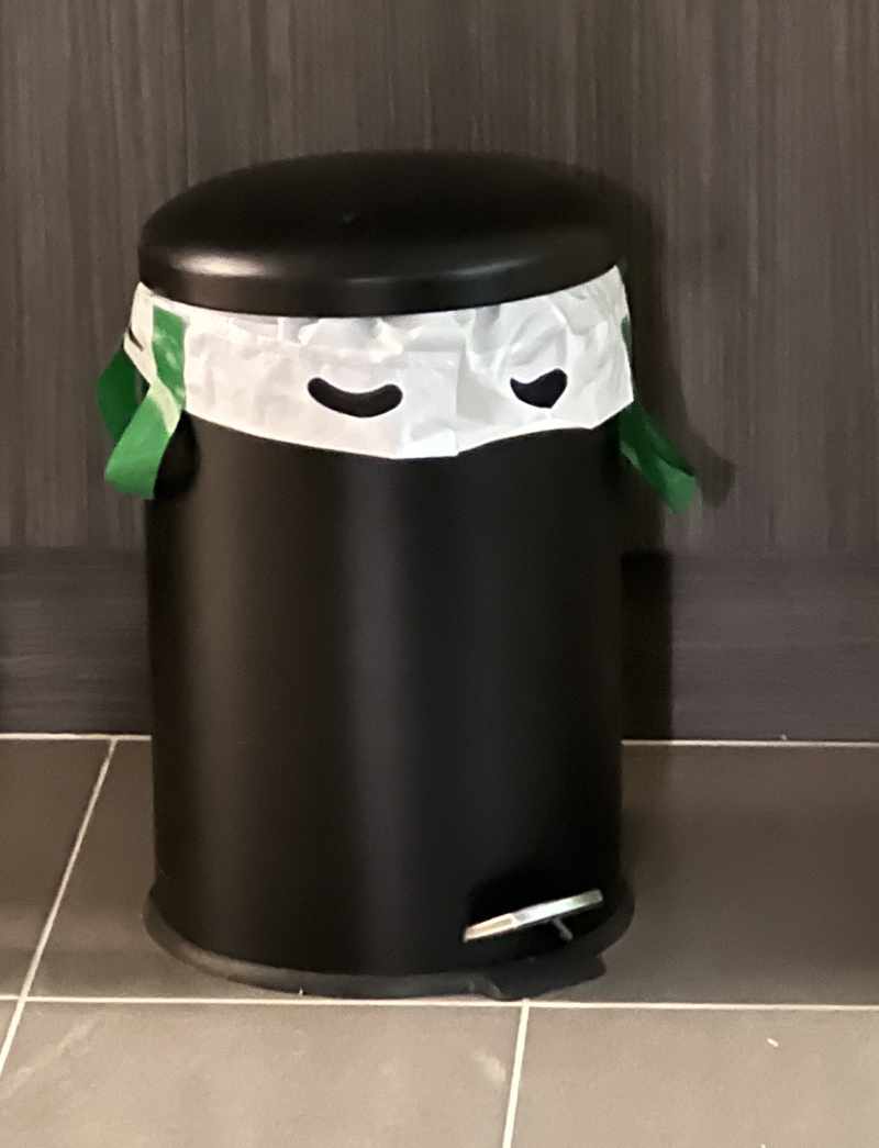 I don't trust my trash can