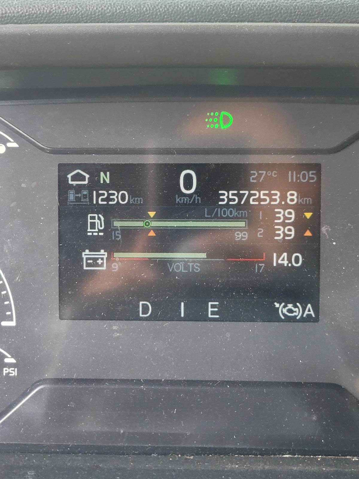 I think my truck's trying to tell me something..