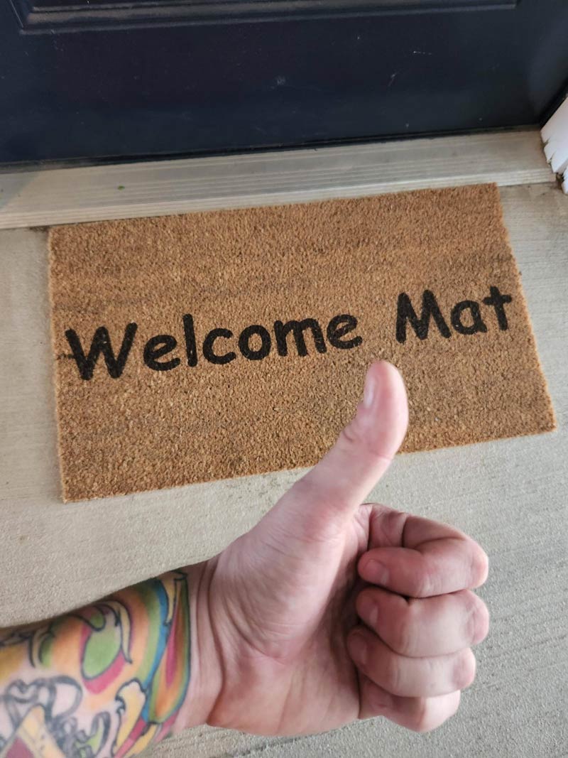 Finally got a welcome mat for my apartment
