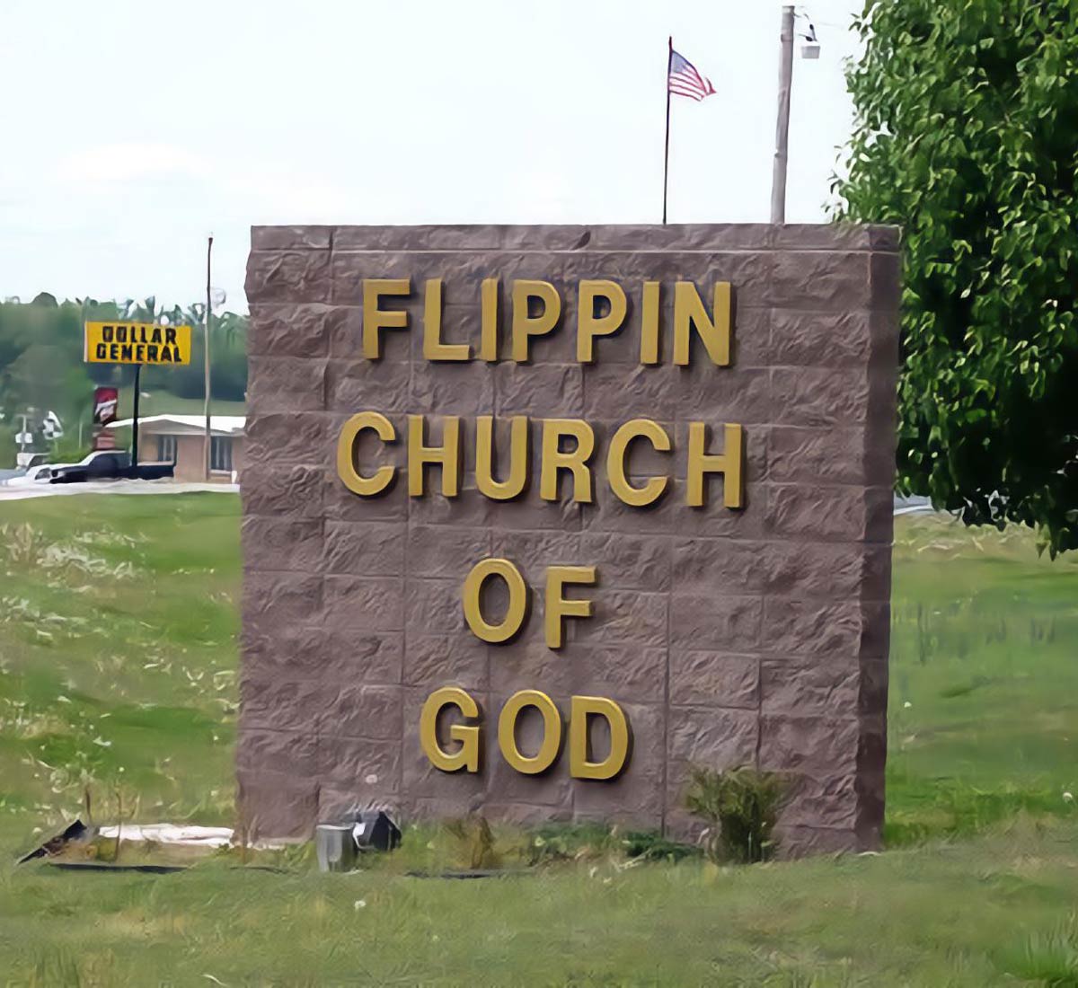 This church in the town of Flippin Arkansas