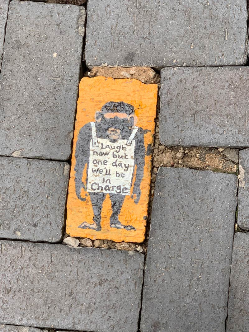 Found this painted on the ground