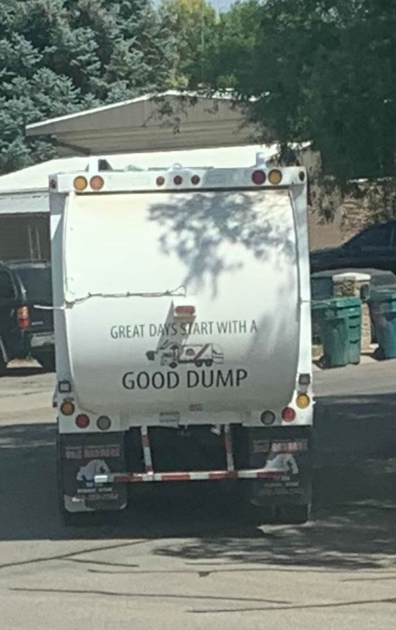 This garbage truck