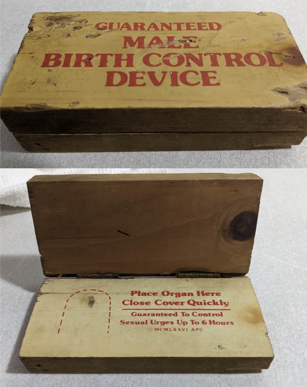 Guaranteed Male Birth Control Device
