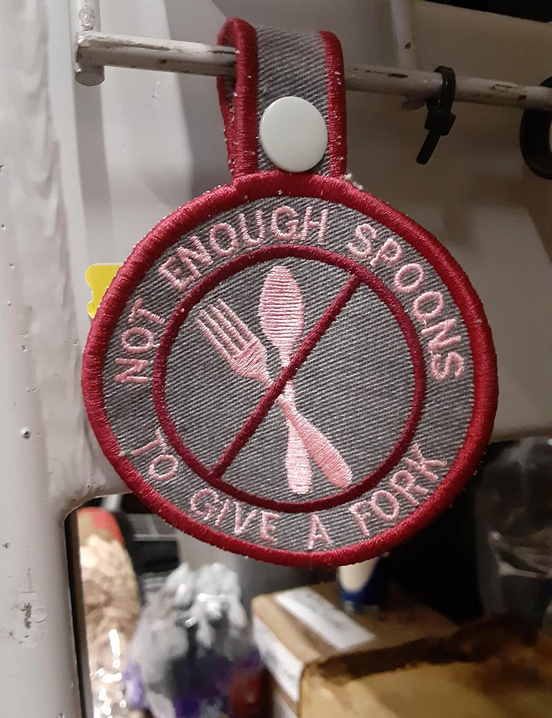 I found a patch hanging in the warehouse