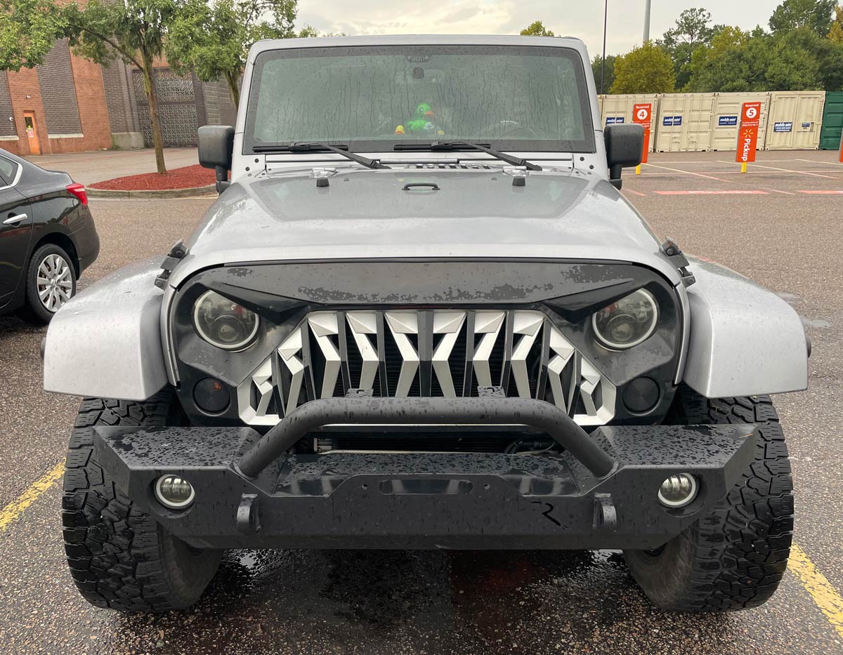 This is the angriest Jeep I have ever seen