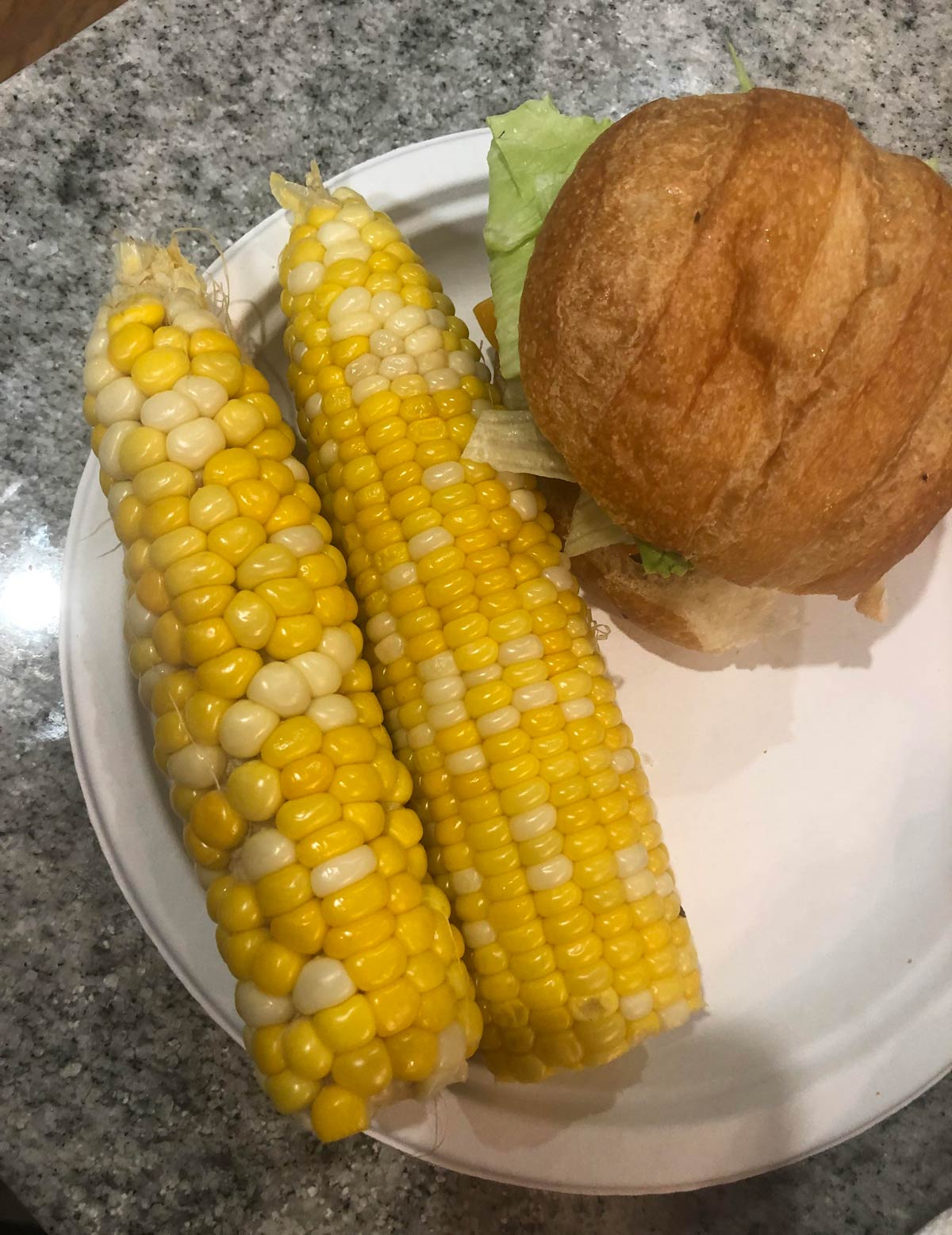 Ladies and gentlemen, on the right.. corn, on the left corn on drugs
