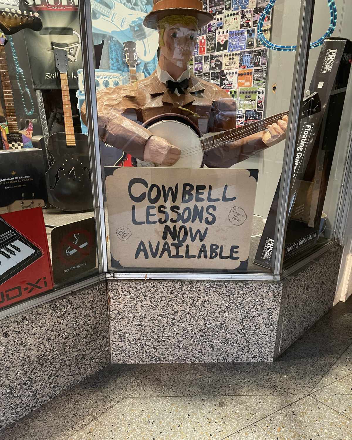 Found at a local music store
