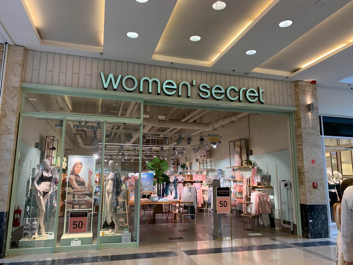 This lingerie store in Budapest. Like Victoria’s Secret, but more vague