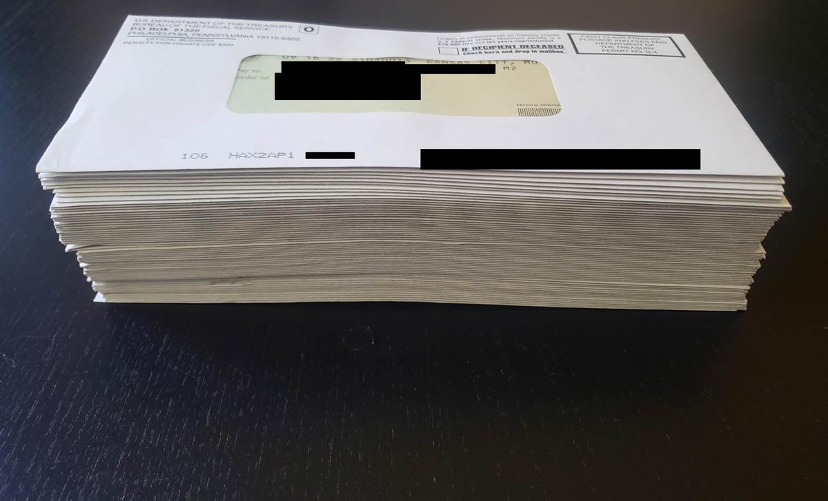 Asked for a refund on college loan payments - I received 63 separate checks