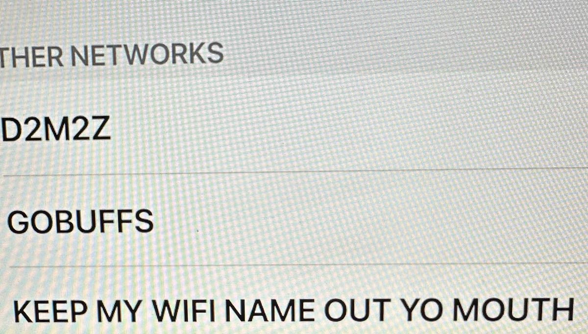 Was trying to troubleshoot some Wi-Fi problems, when