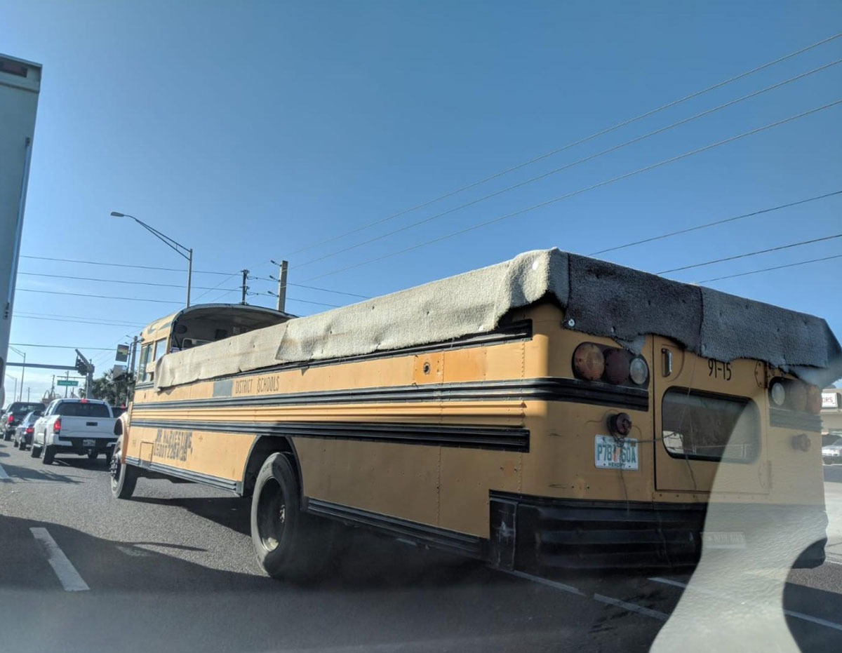 School Bus Pickup Truck