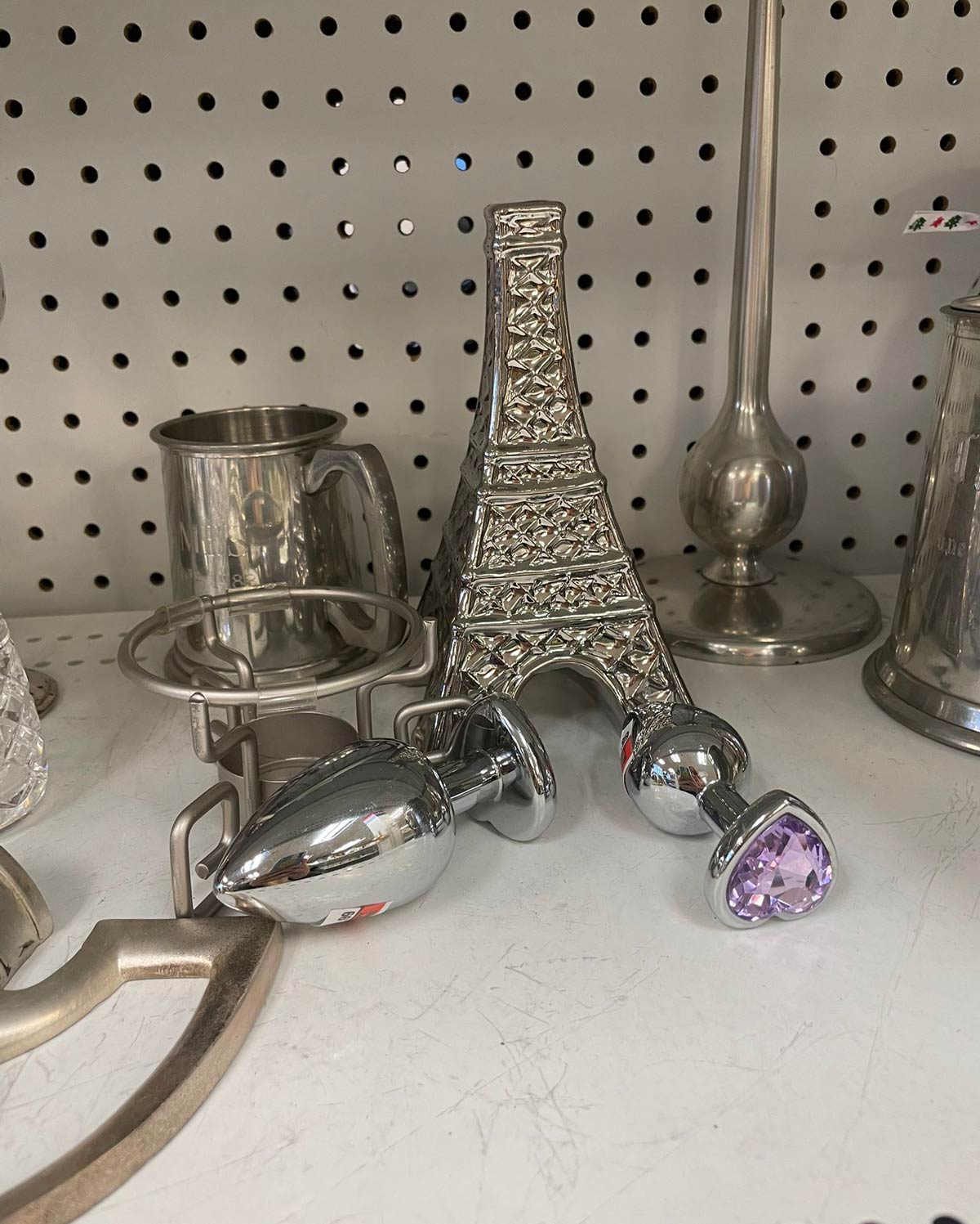 Found at a nearby thrift shop in the knick knack section. I don't think they know