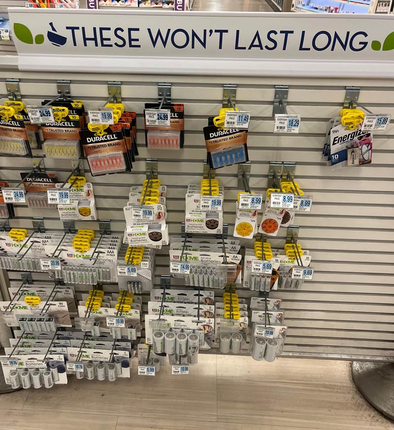 At my local pharmacy