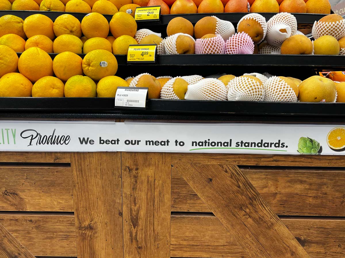 I'll be the judge of that, Safeway