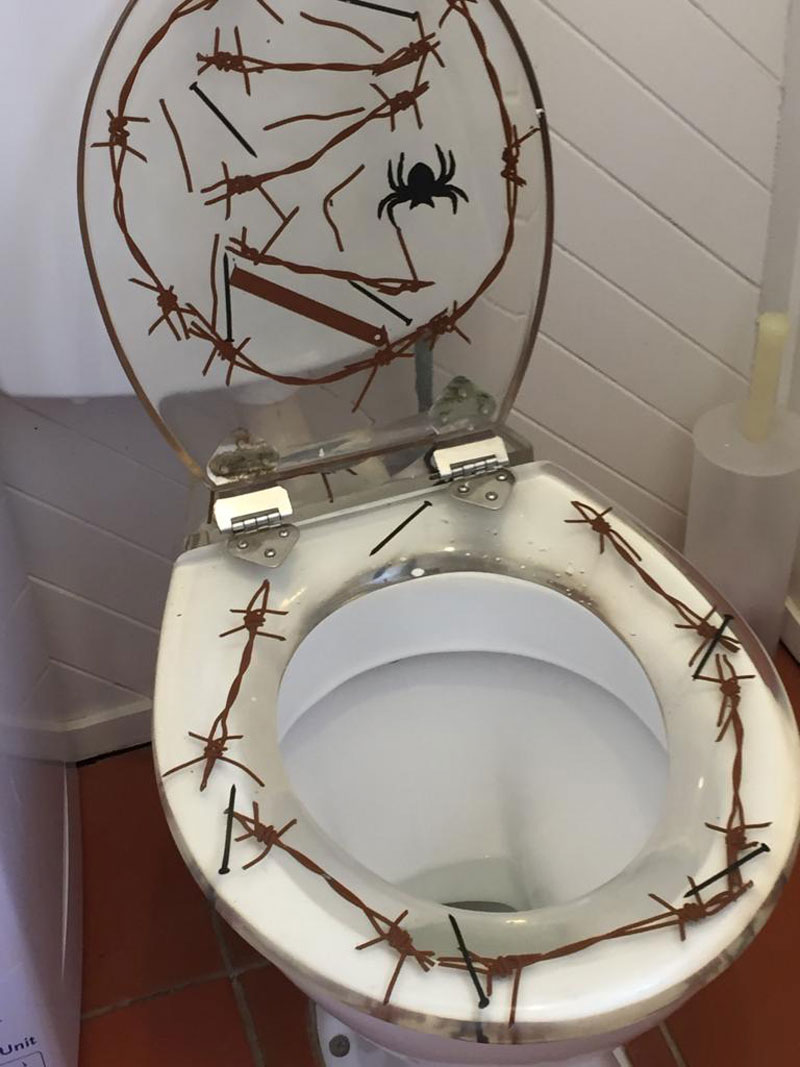 Toilet in an outback pub