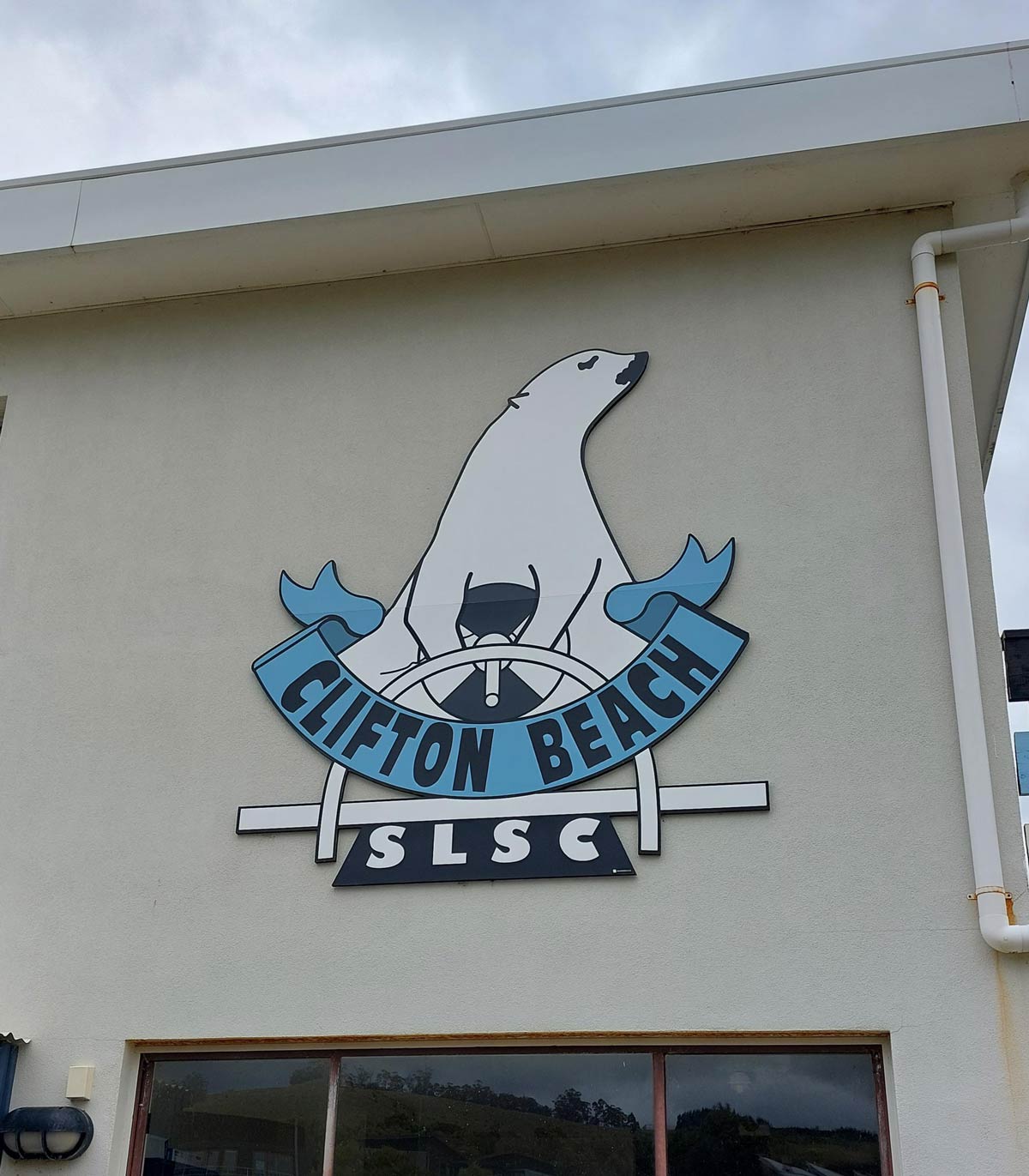 The logo of my local surf life saving club