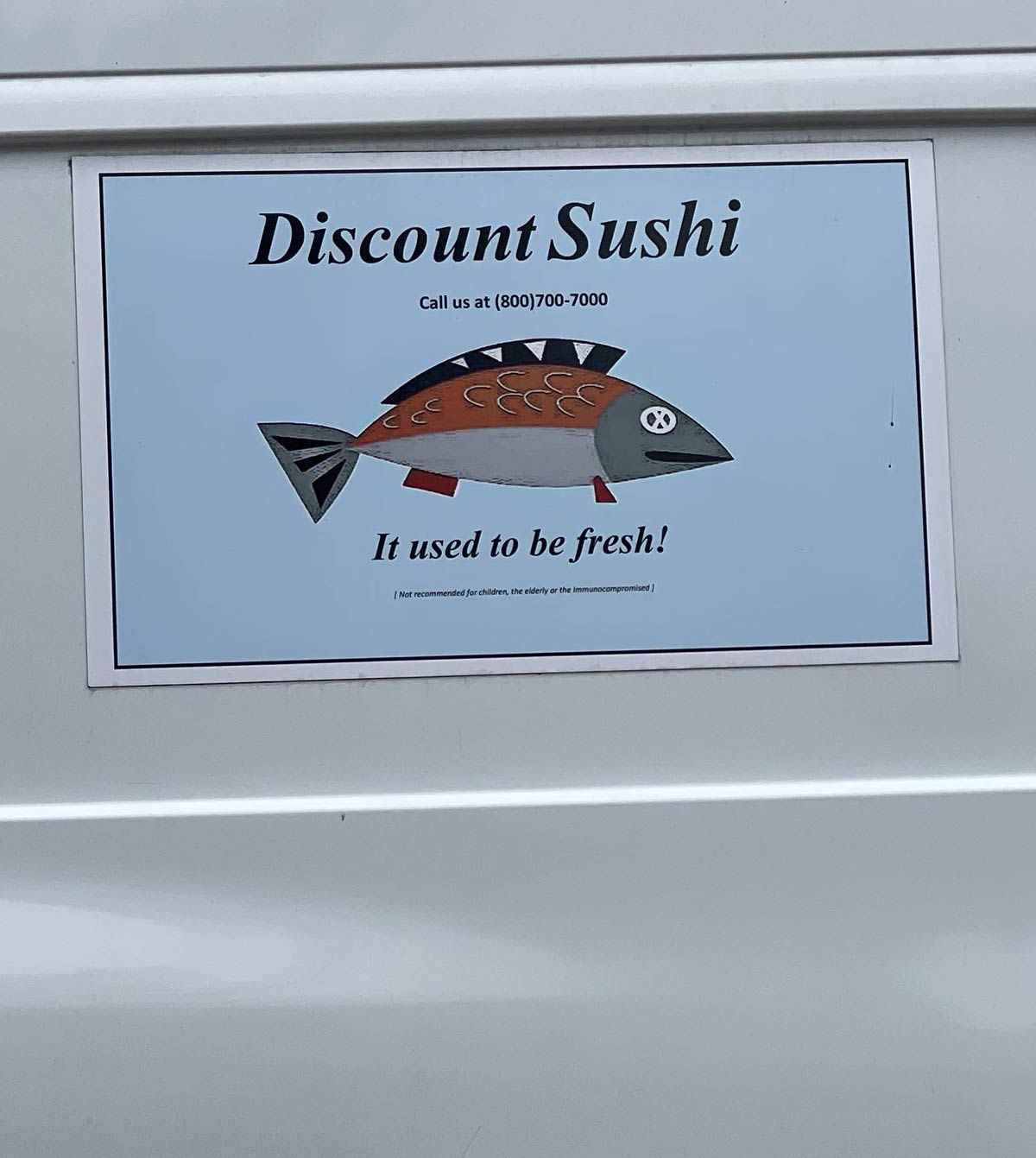 Discount Sushi, my favorite!