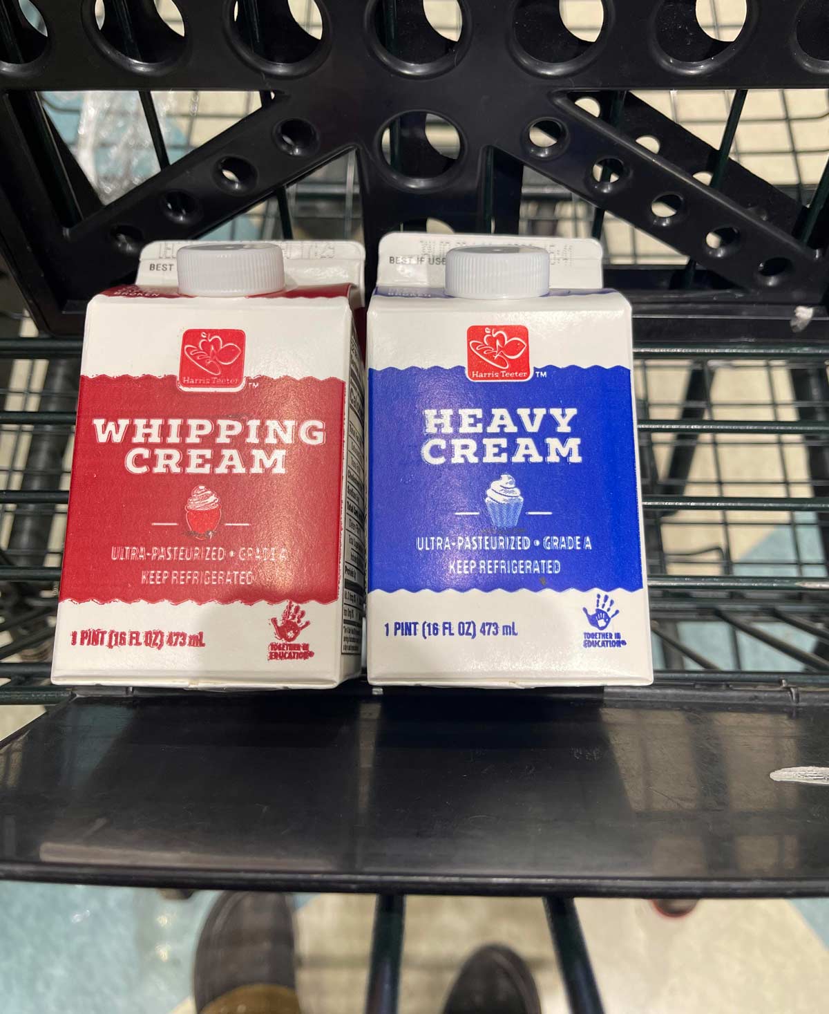 Sent boyfriend to pick up a carton of heavy whipping cream for thanksgiving