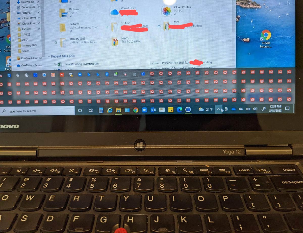 Tech guy here. This lady was asking why her computer was running so slow. She (somehow) had 127 instances of Adobe Creative Cloud running