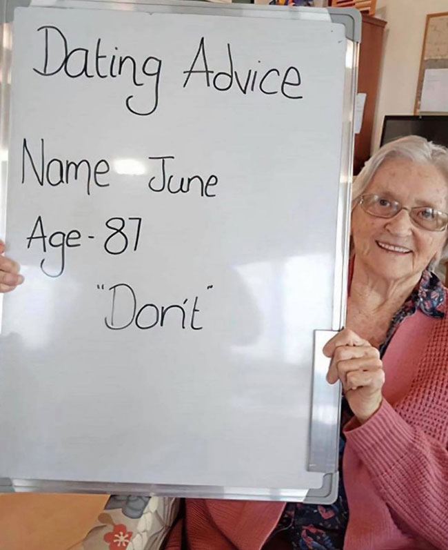 Dating advice with Grandma