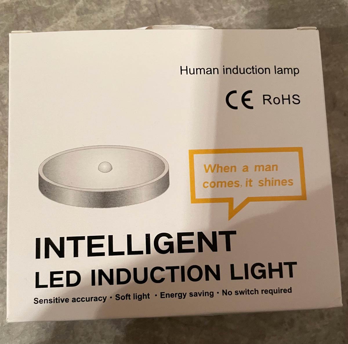 I think the slogan on this light I bought needs a rethink