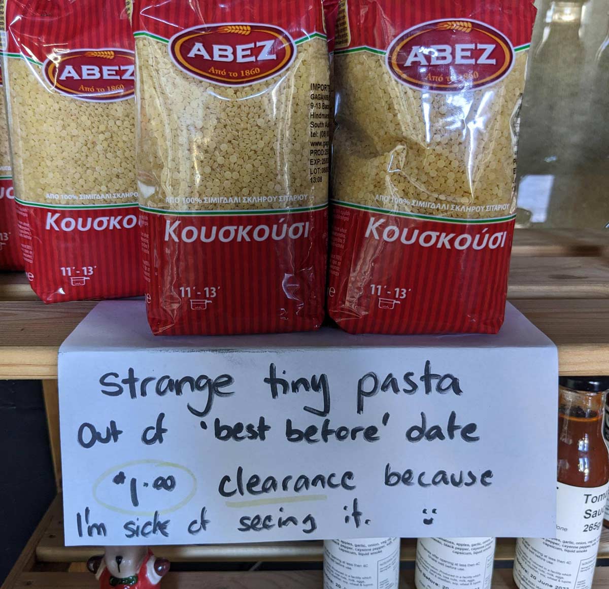 Strange tiny pasta