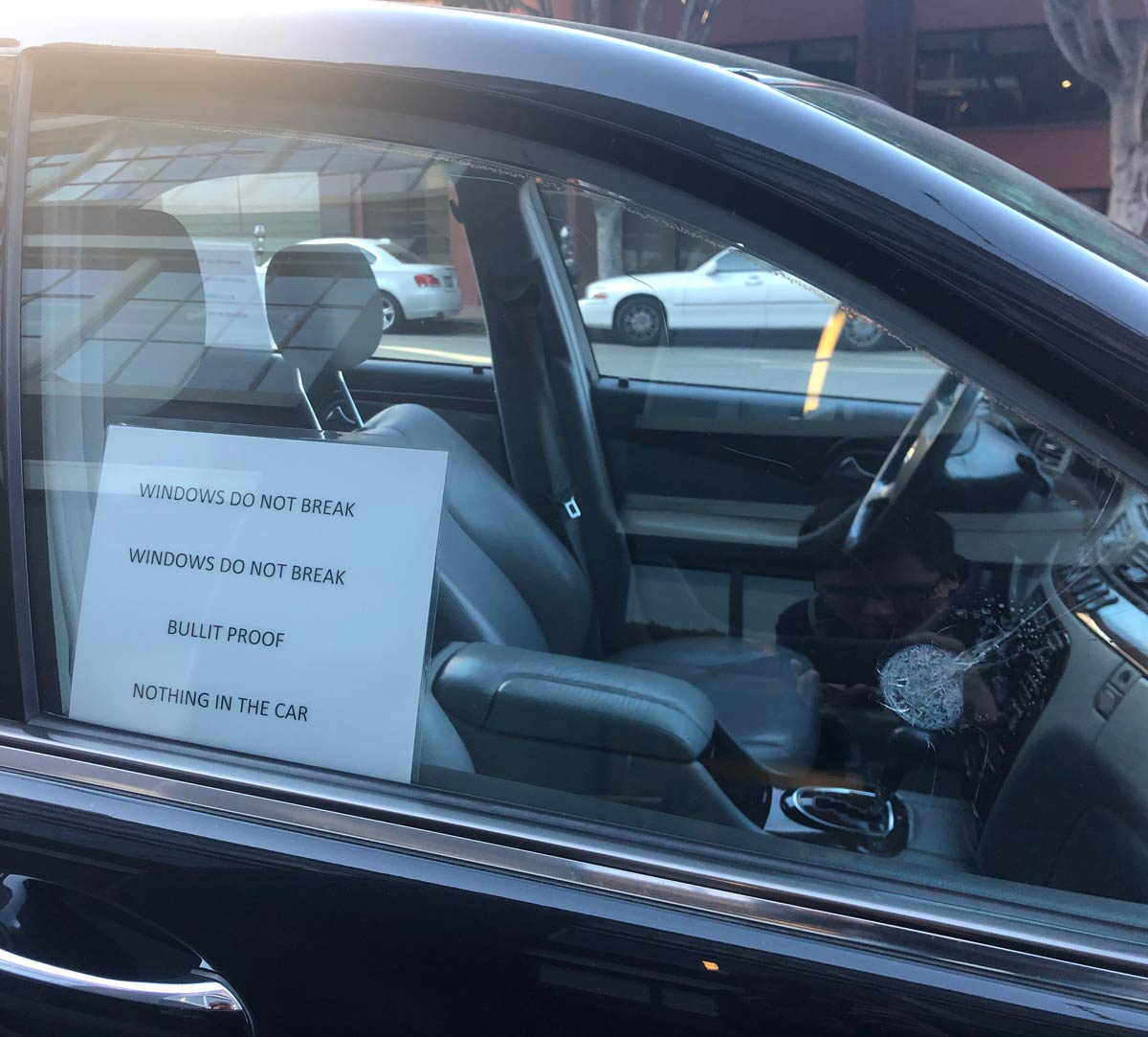 Car parked in San Francisco being put to the test