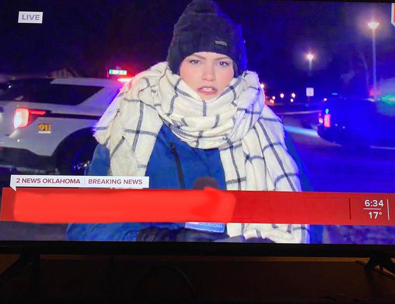 I turned on the news this morning to see if it was very cold outside