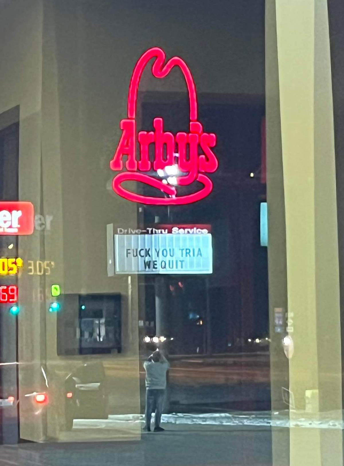 Welp no Arby's available today in Battle Creek, Mi