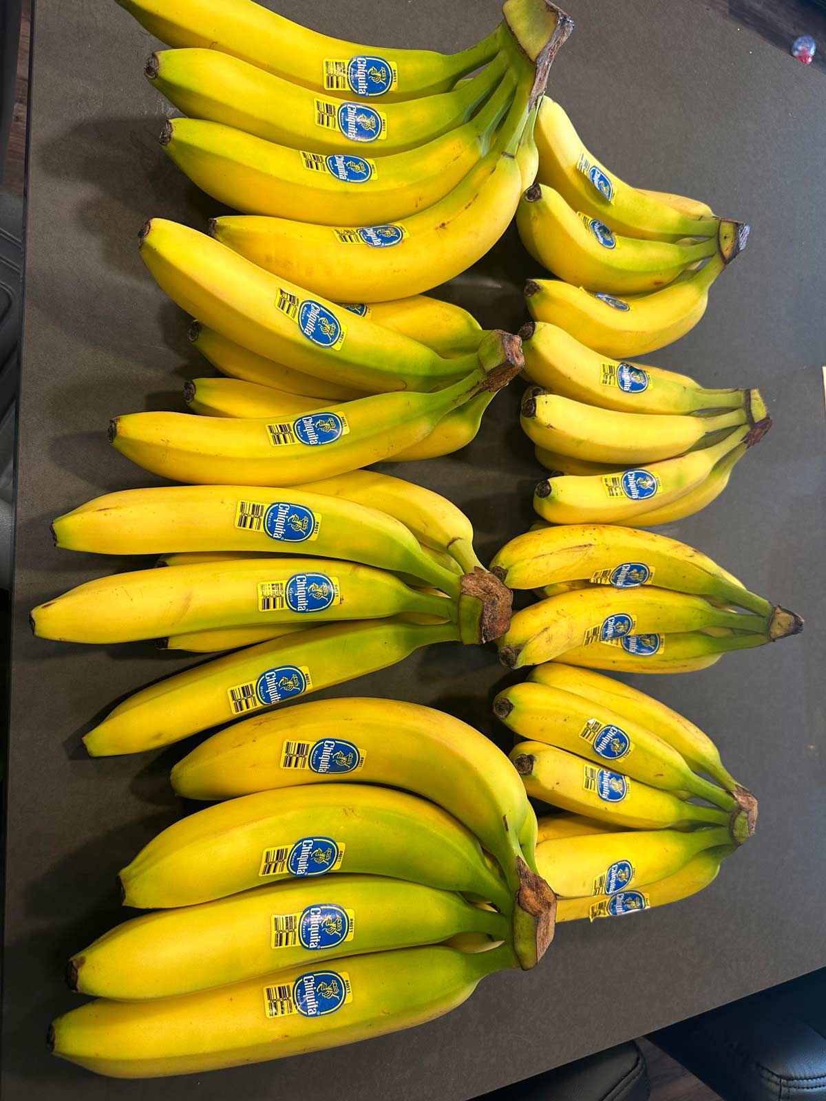 I requested 8 bananas in my weekly grocery pickup order... They gave me 8 bunches, and managed to only charge me $0.68 - the price of one single banana