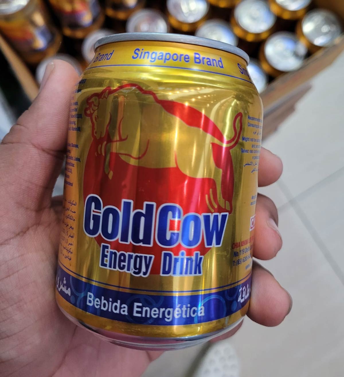 Gold Cow Energy Drink: Red Bull Knockoff