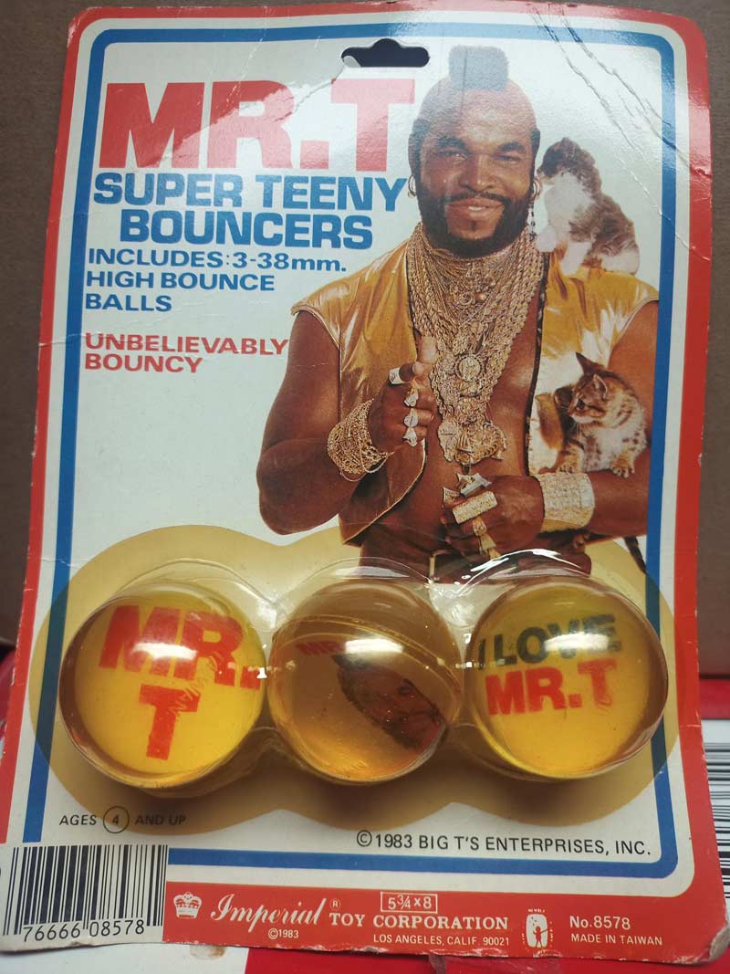 1980s Mr. T bouncy balls