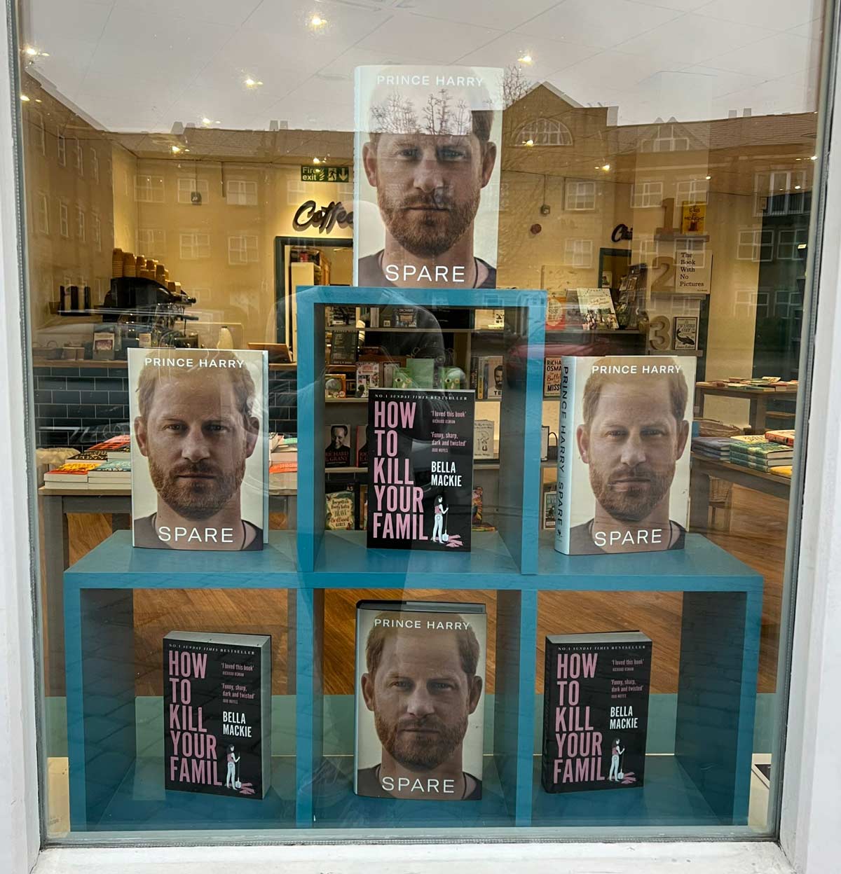 Great to see Prince Harry's new book on display