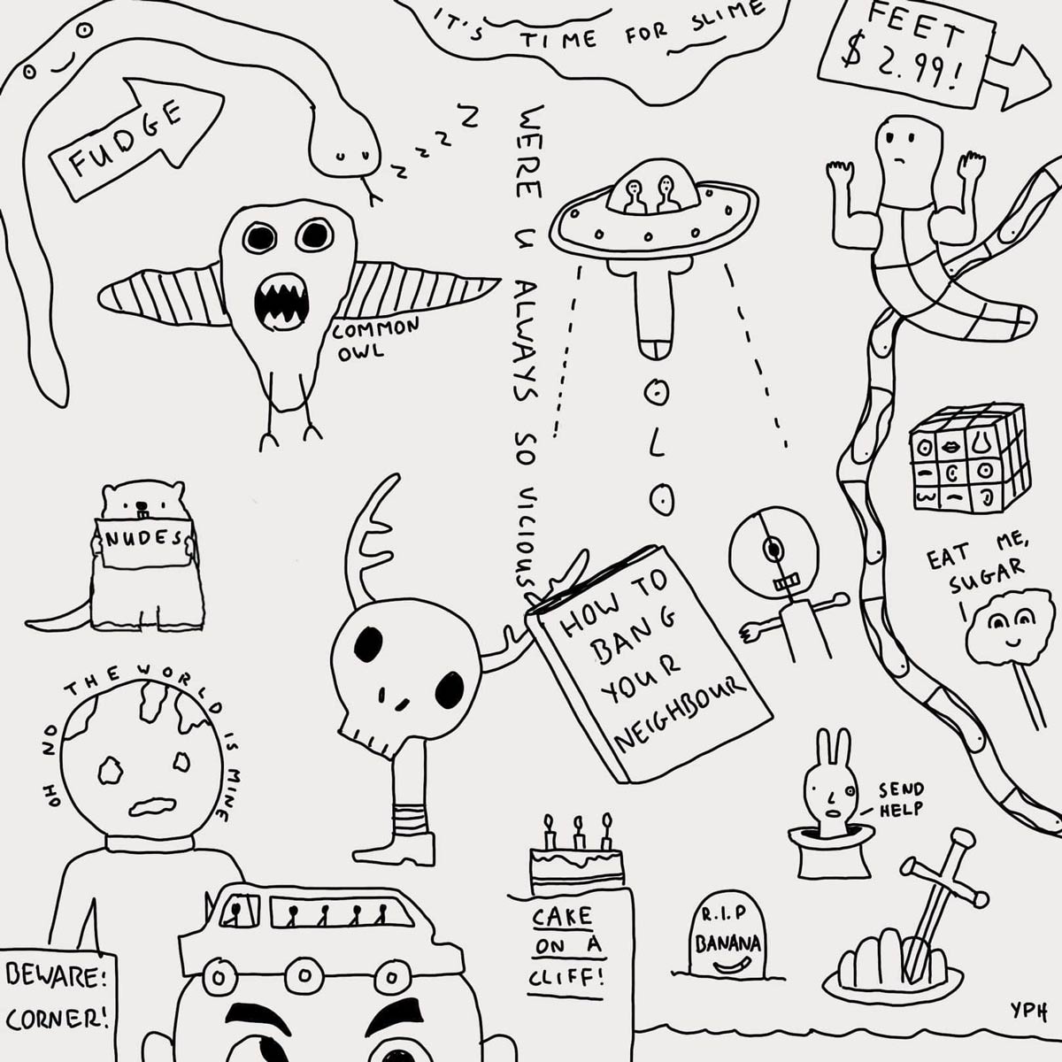 My friend asked me to design him a tattoo but didn't specify what he wanted. This is the flash sheet he got
