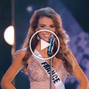 Miss France introducing herself