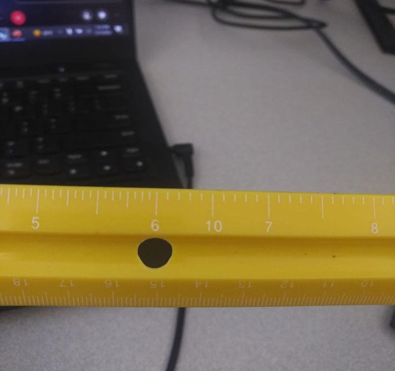 I think there's a typo on my ruler...but for a few days there, I had an extra bounce in my step