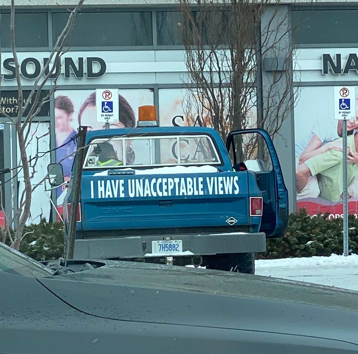 Parked outside my doctor’s office