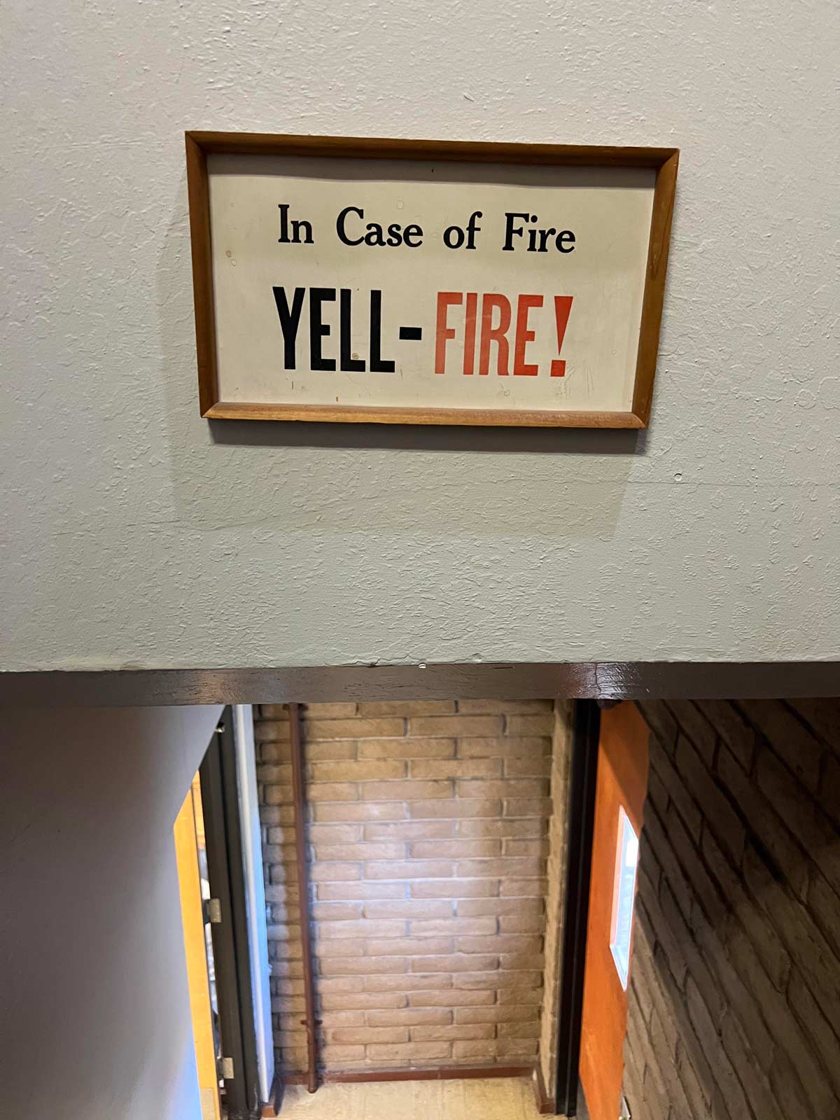 In a Fire Station