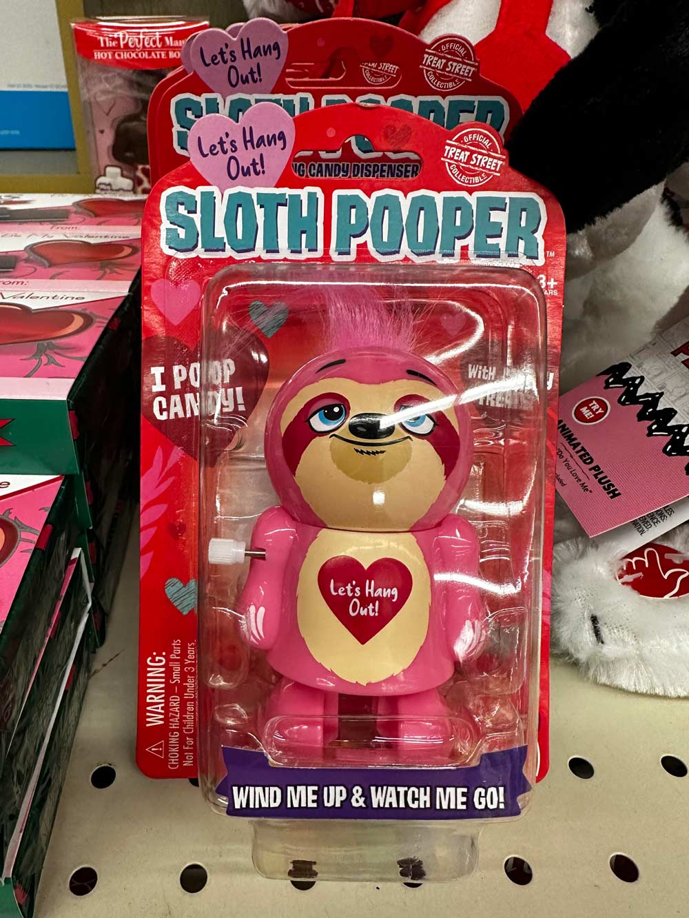 This Valentine’s candy dispenser