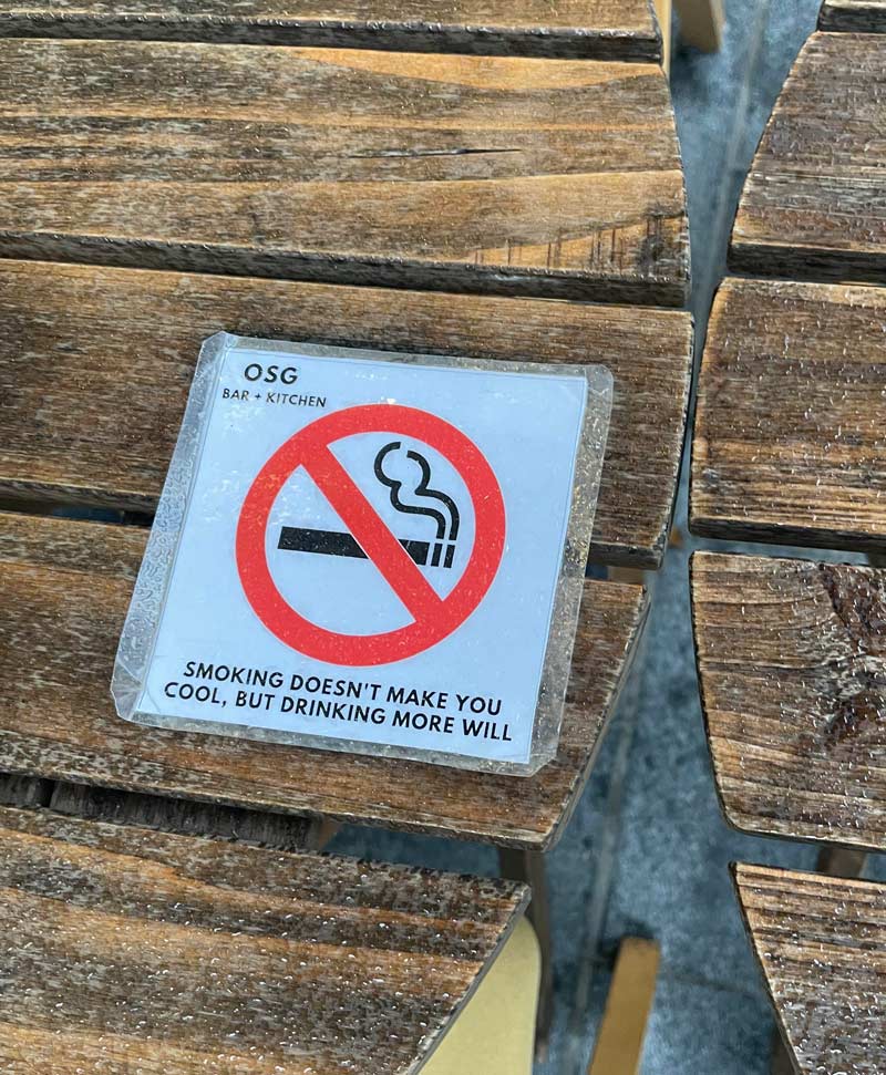Smoking doesn't make you cool..