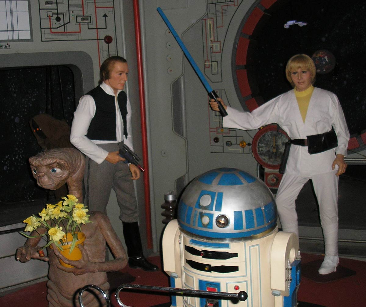 This Star Wars scene in a Spanish wax museum