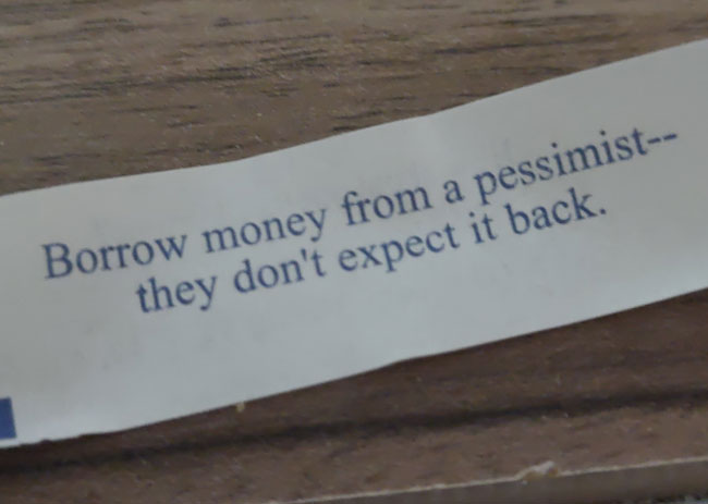 This "fortune" I got