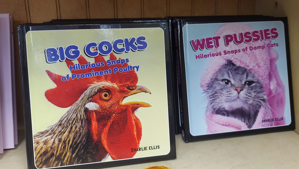 These books I saw for sale