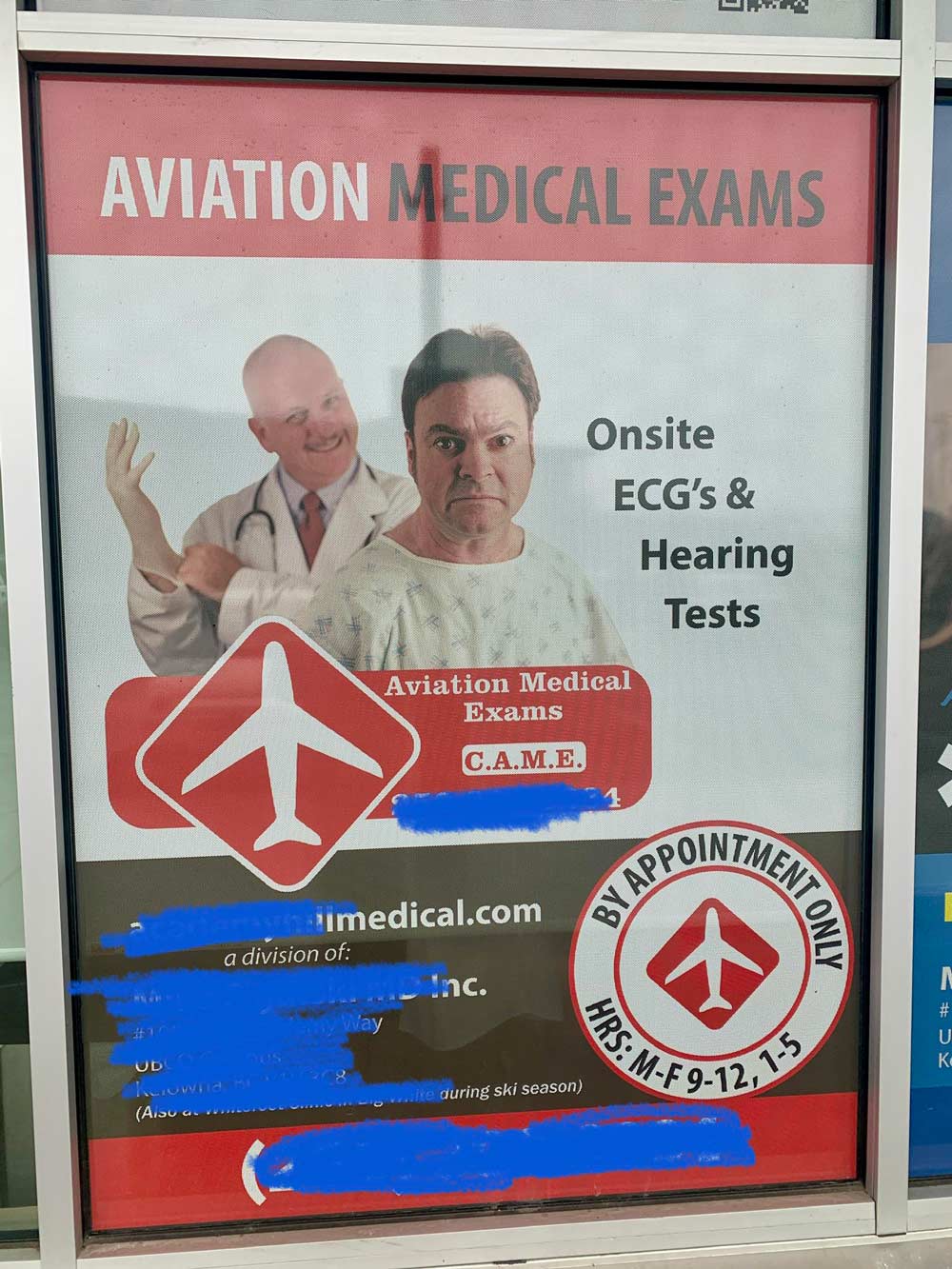 The photo that this medical clinic used. They do mainly ECGs and hearing assessments