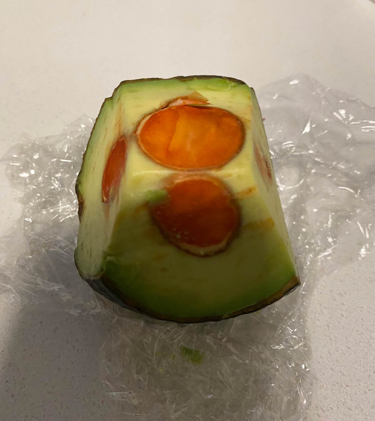 This is how my wife deals with avocados