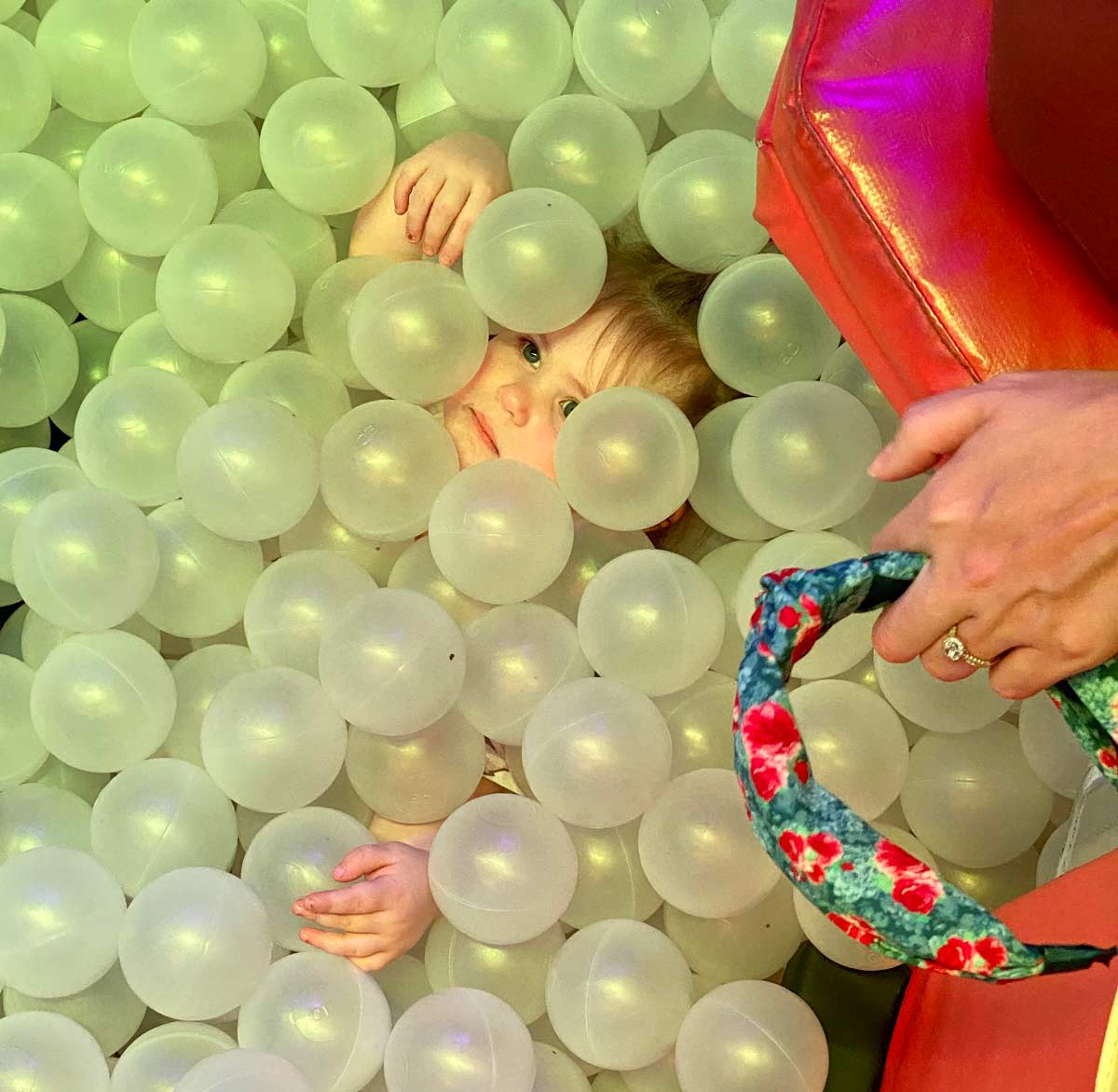 The ball pit made her rethink some life choices